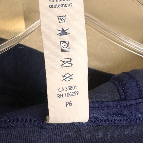 Lululemon Athletica Deep Blue Hooded Pullover Size 4 - Picture 5 of 7